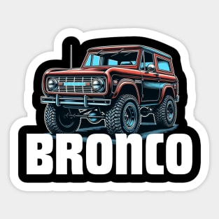 Bronco Sticker